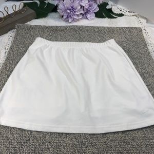 White NIKE Dri Fit Tennis Skirt/Skort Size Small